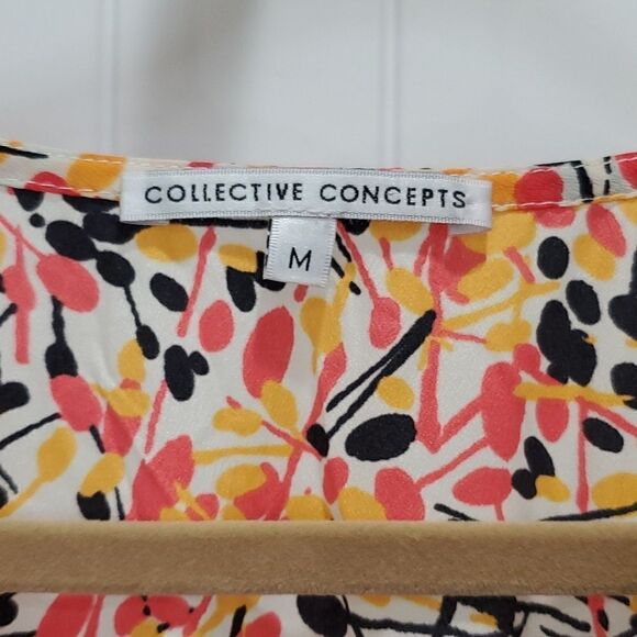 Collective Concepts Women’s Kimono Style Print Dress, Size Medium - Picture 2 of 6